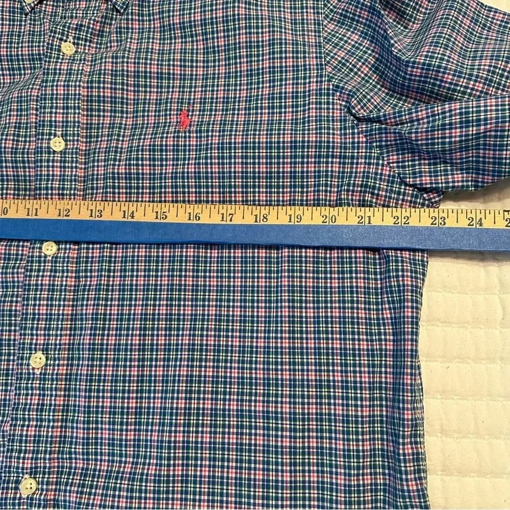 Polo Ralph Lauren Multi-Color Checkered Button Up Shirt - Men's size L(g)